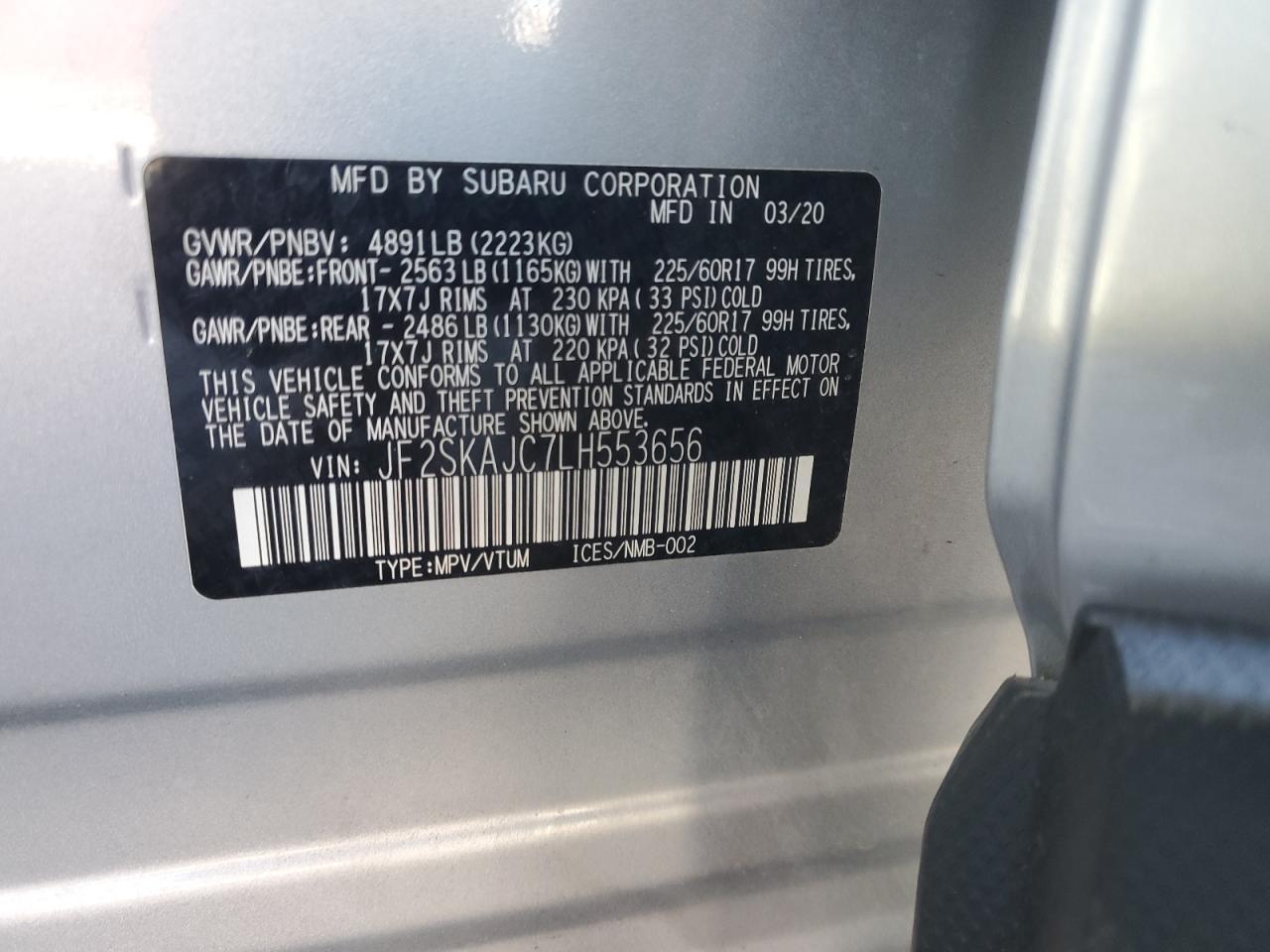 2020 Subaru Forester - zdjęcie 13