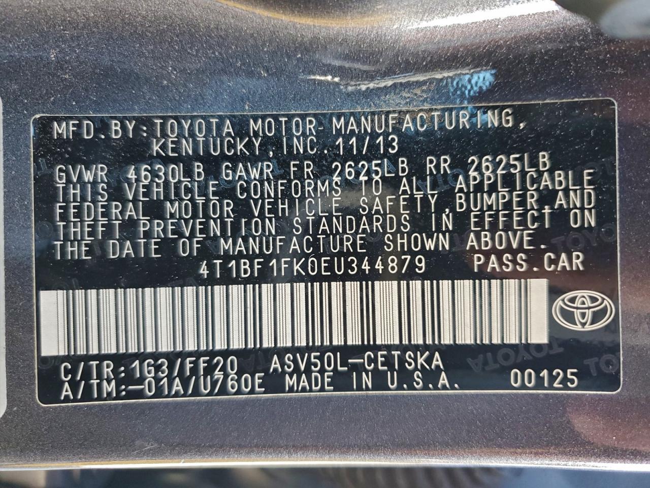 2014 Toyota Camry - zdjęcie 12