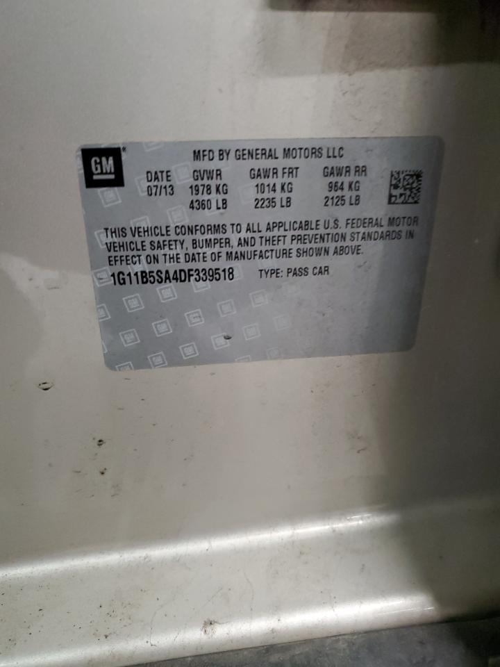 2013 Chevrolet Malibu Ls - zdjęcie 12