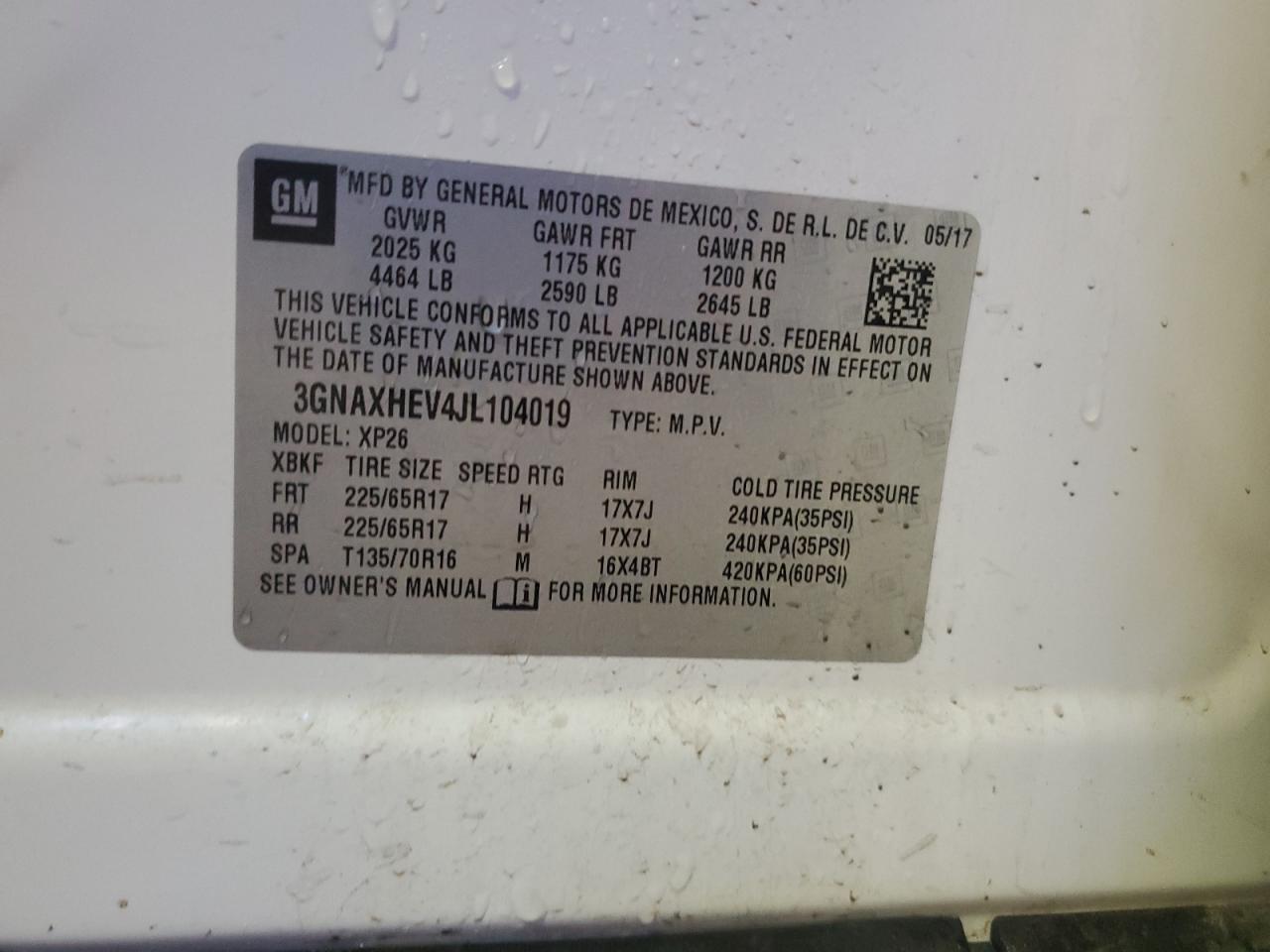 2018 Chevrolet Equinox Ls - zdjęcie 14