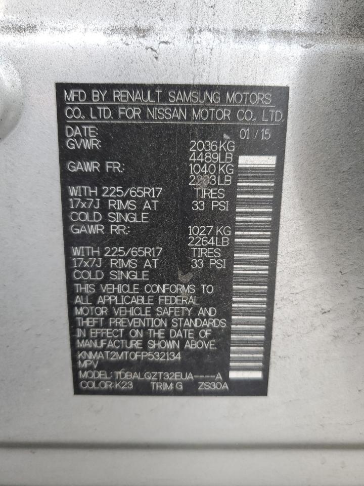 2015 Nissan Rogue S - zdjęcie 13