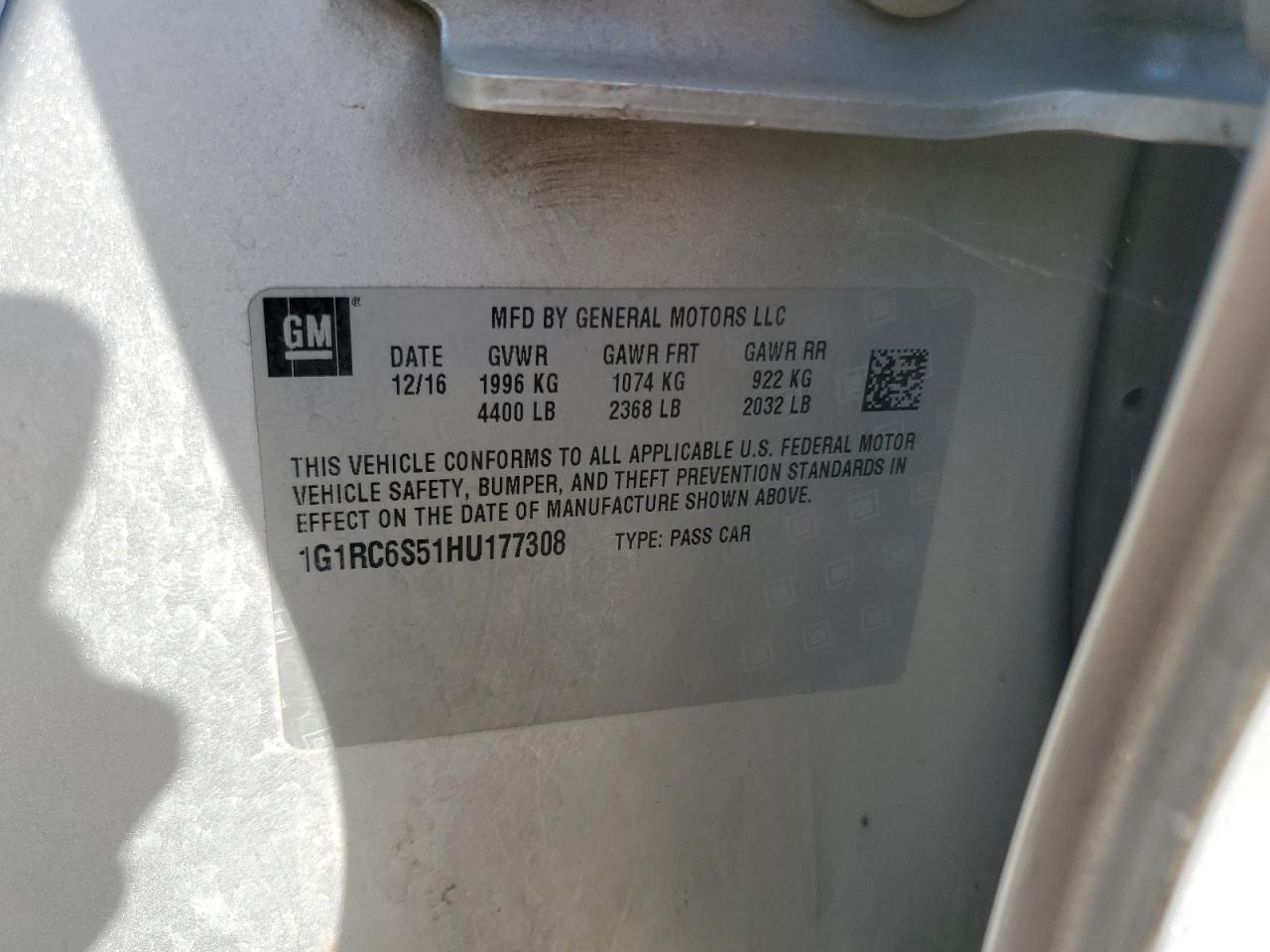 2017 Chevrolet Volt Lt - zdjęcie 12