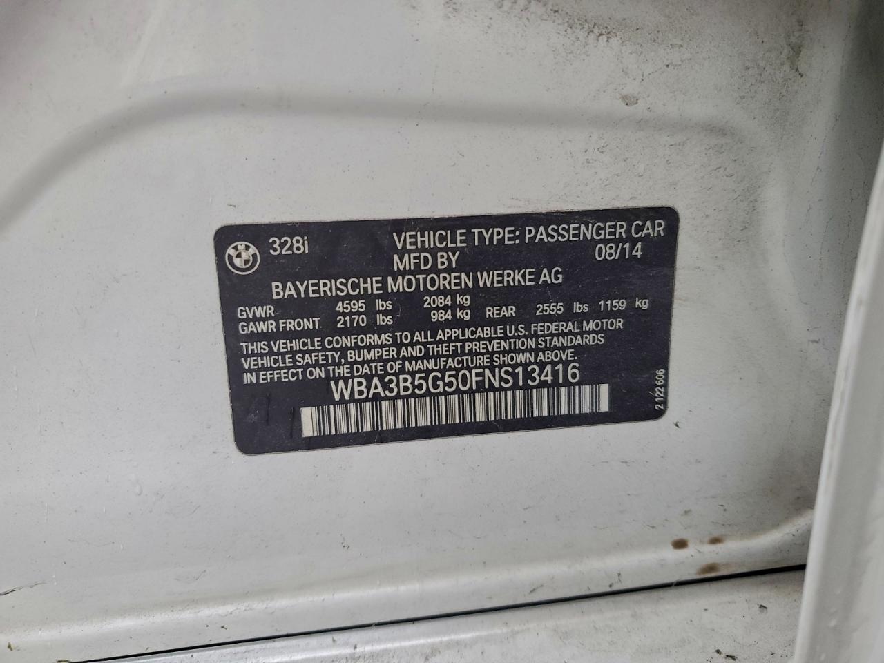 2015 BMW Seria 3 - zdjęcie 12