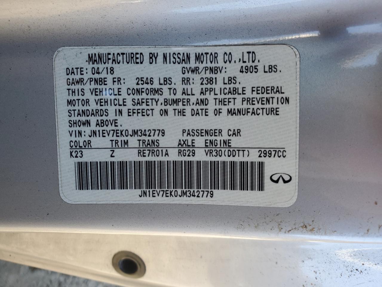 2018 Infiniti Q60 Luxe 300 - zdjęcie 13