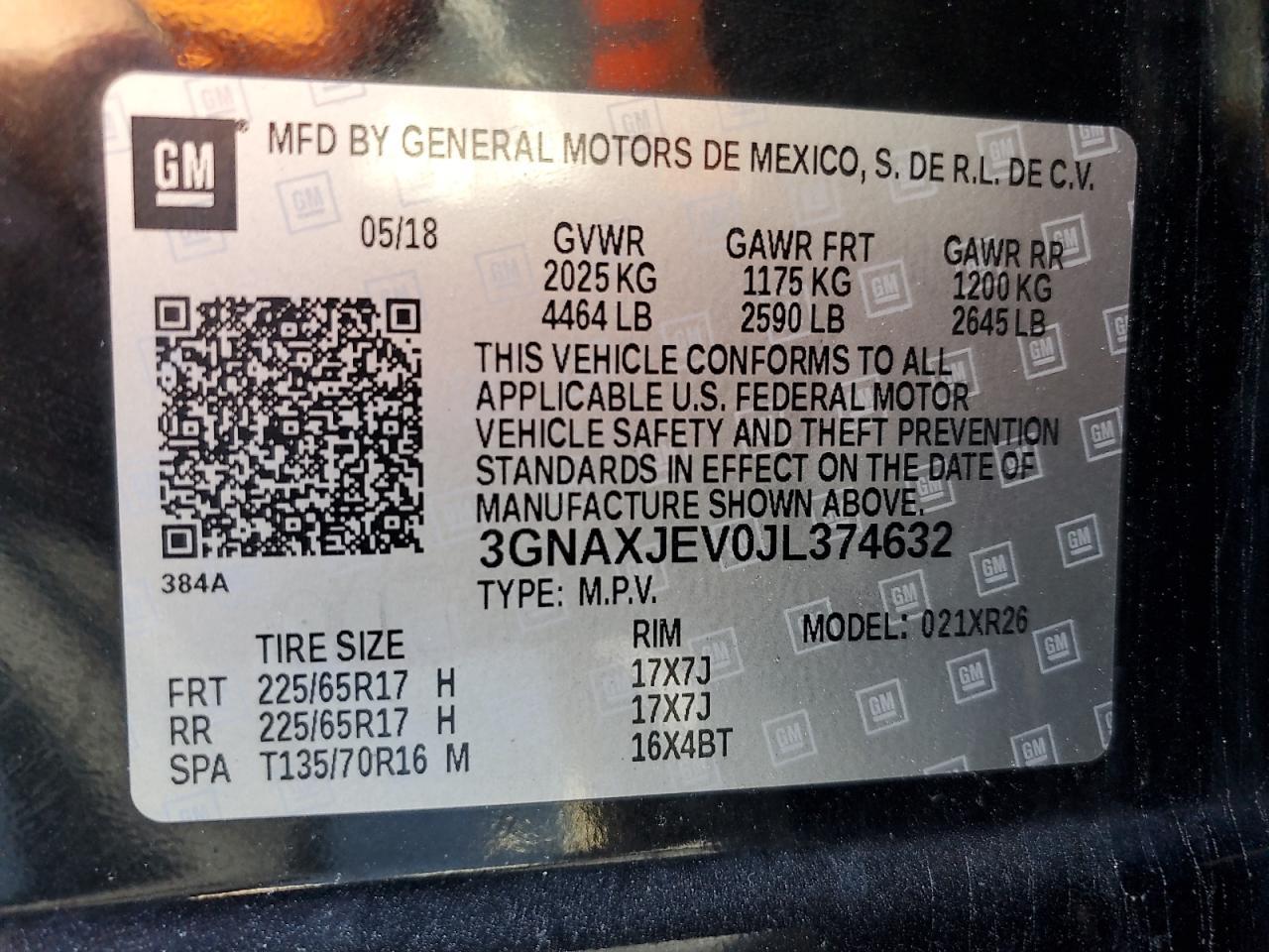 2018 Chevrolet Equinox Lt - zdjęcie 13