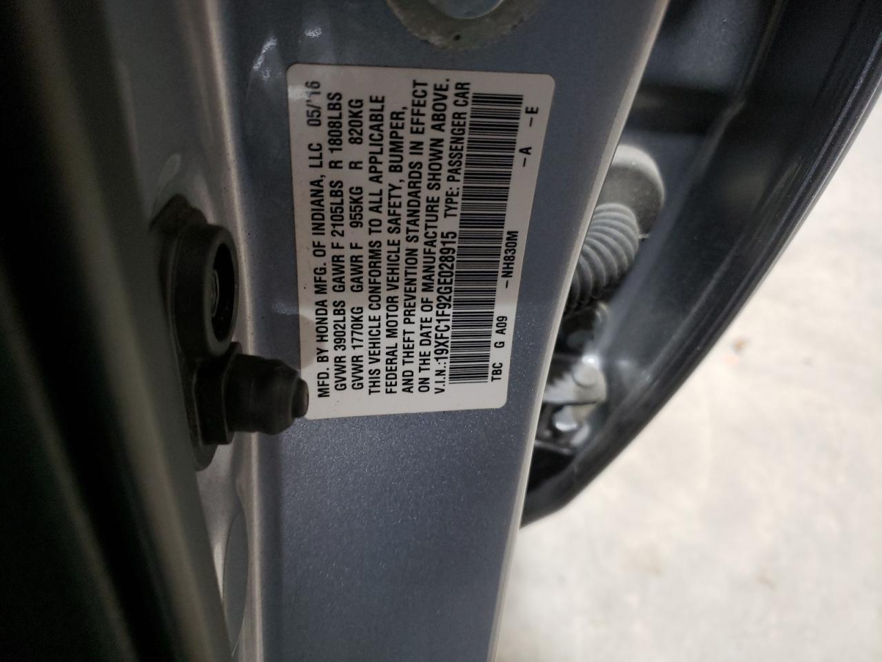 2016 Honda Civic - zdjęcie 12