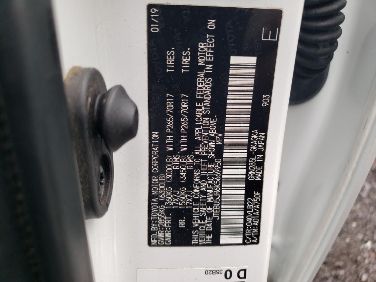 2019 Toyota 4Runner Sr5/Sr5 Premium - zdjęcie 12