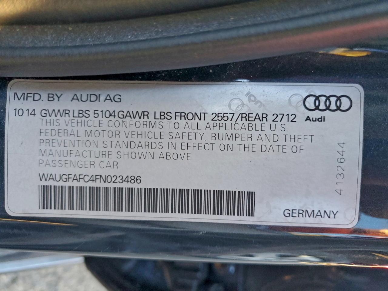 2015 Audi A6 Premium Plus - zdjęcie 12