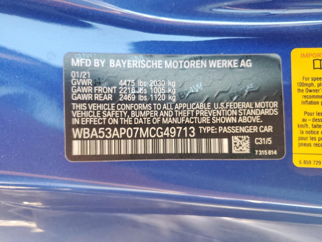 2021 BMW Seria 4 - zdjęcie 12