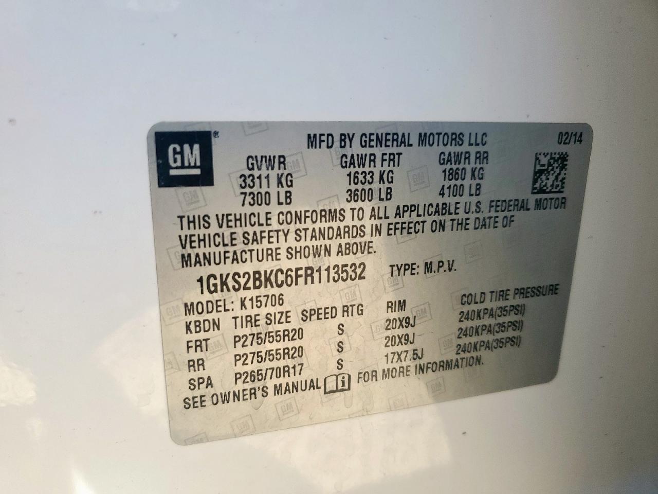 2015 GMC Yukon Slt - zdjęcie 13