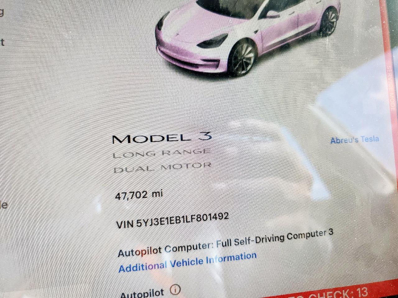 2020 Tesla Model 3 - zdjęcie 9