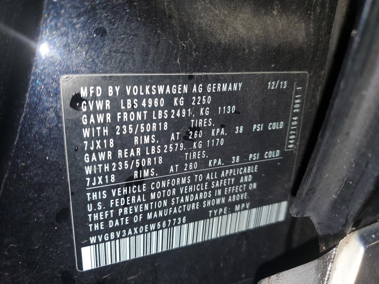 2014 Volkswagen Tiguan - zdjęcie 13