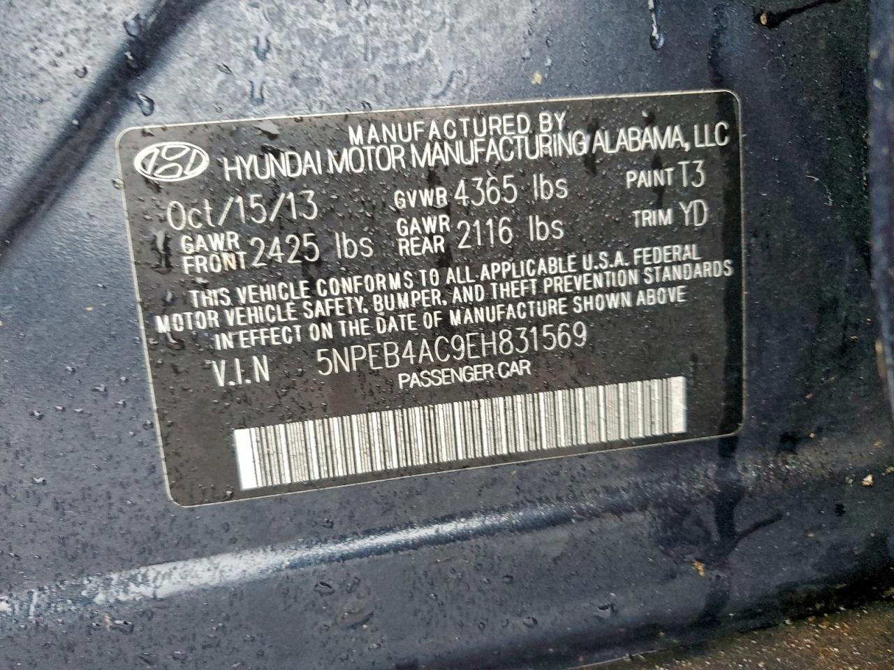 2014 Hyundai Sonata Gls - zdjęcie 12