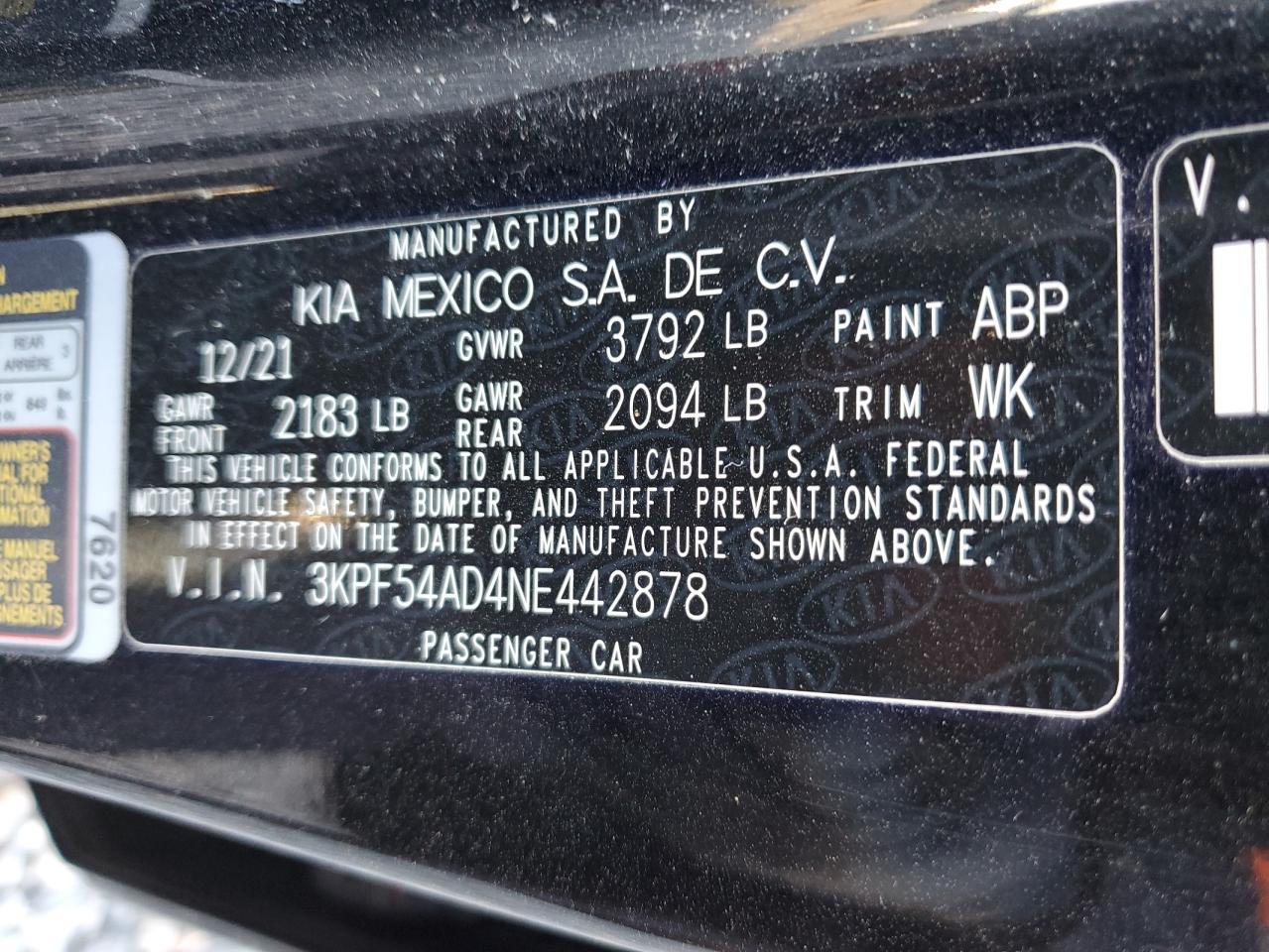 2022 Kia Forte Gt Line - zdjęcie 12