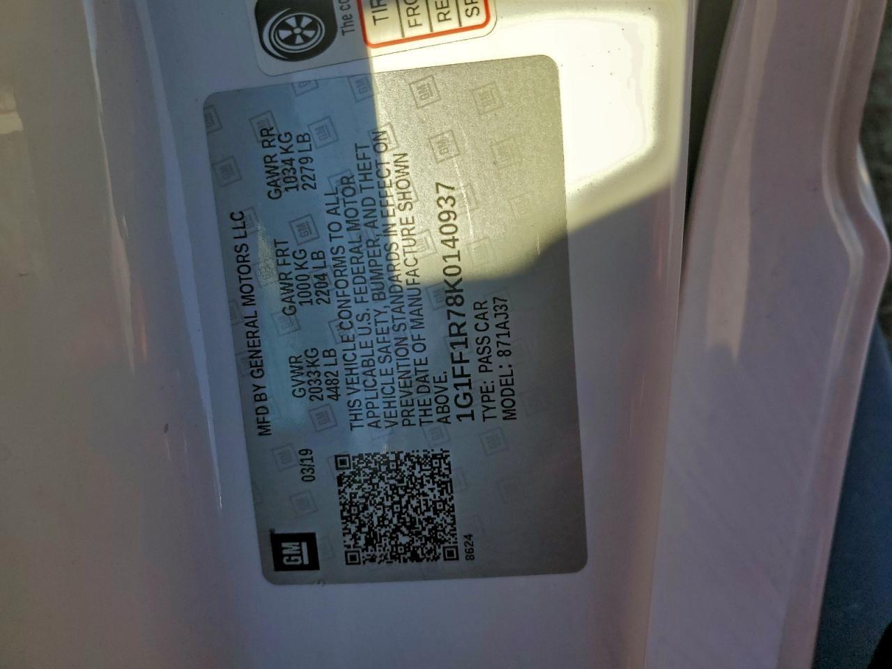 2019 Chevrolet Camaro - zdjęcie 12