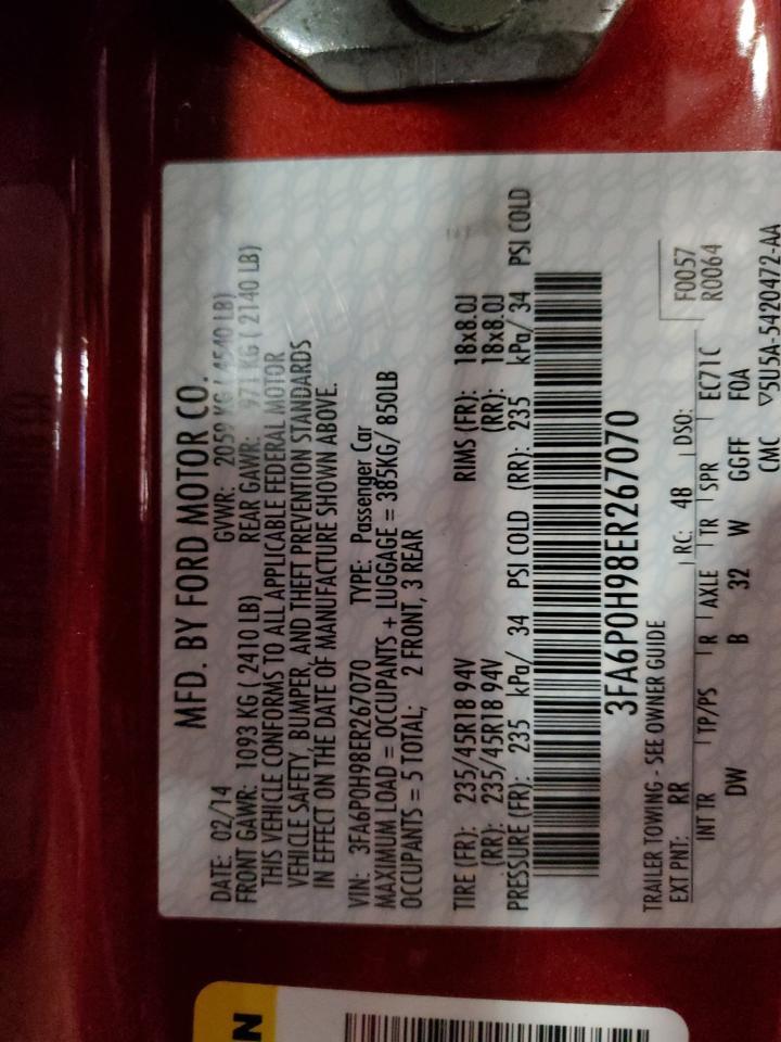 2014 Ford Fusion - zdjęcie 12