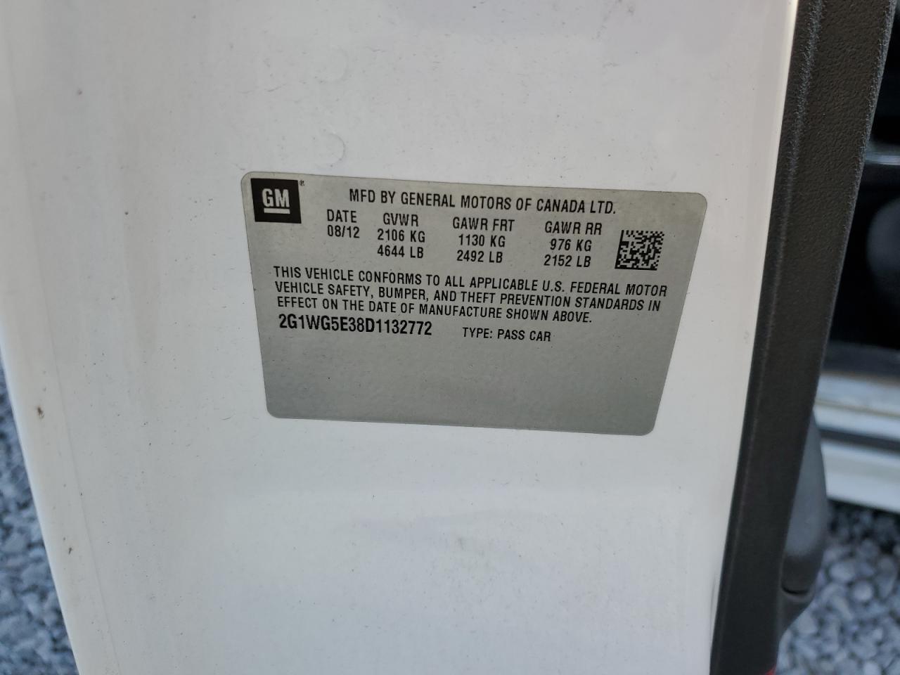 2013 Chevrolet Impala - zdjęcie 12