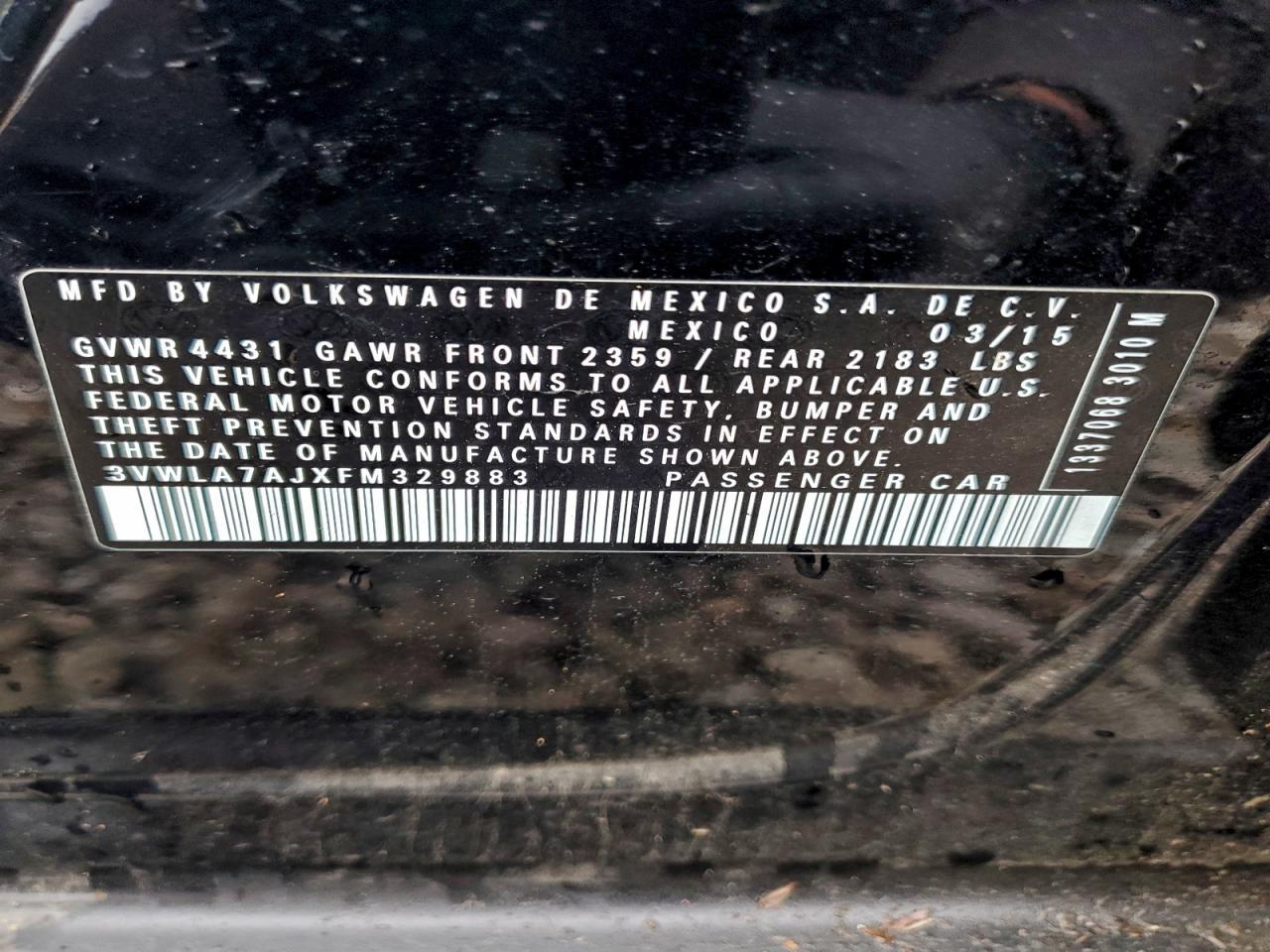 2015 Volkswagen Jetta - zdjęcie 12