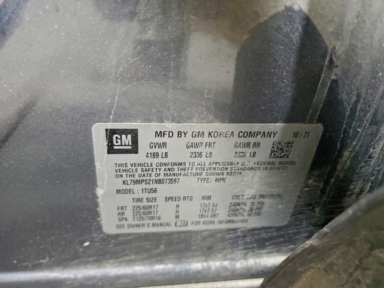 2022 Chevrolet Trailblazer Lt - zdjęcie 13