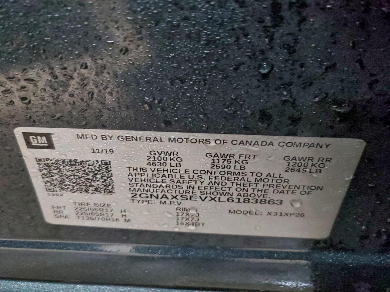 2020 Chevrolet Equinox Ls - zdjęcie 13