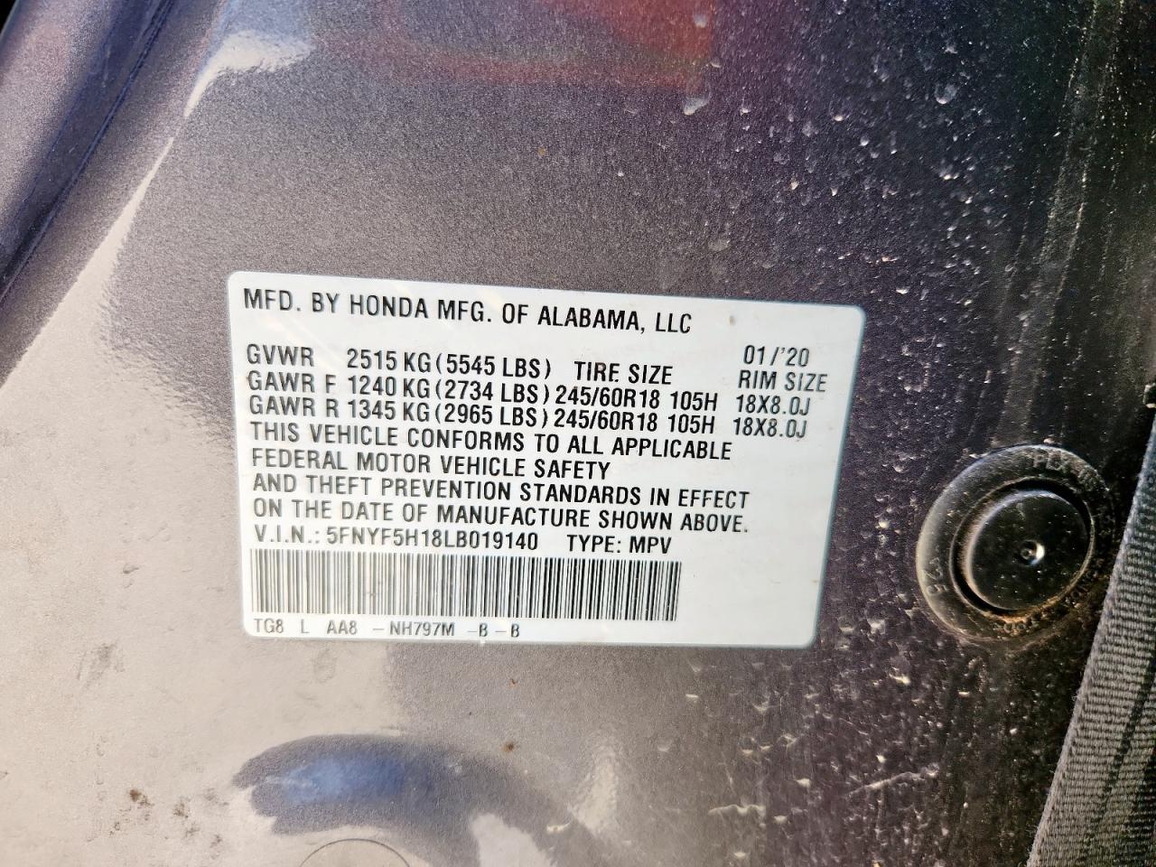 2020 Honda Pilot - zdjęcie 14