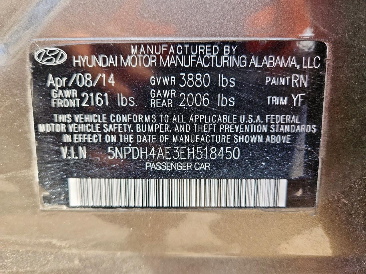 2014 Hyundai Elantra - zdjęcie 13