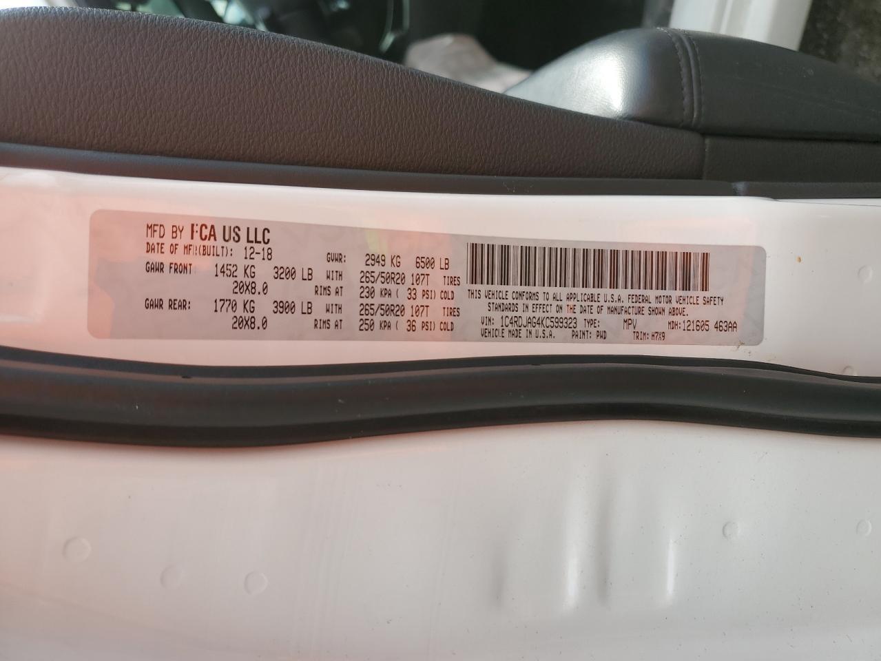 2019 Dodge Durango Sxt - zdjęcie 14