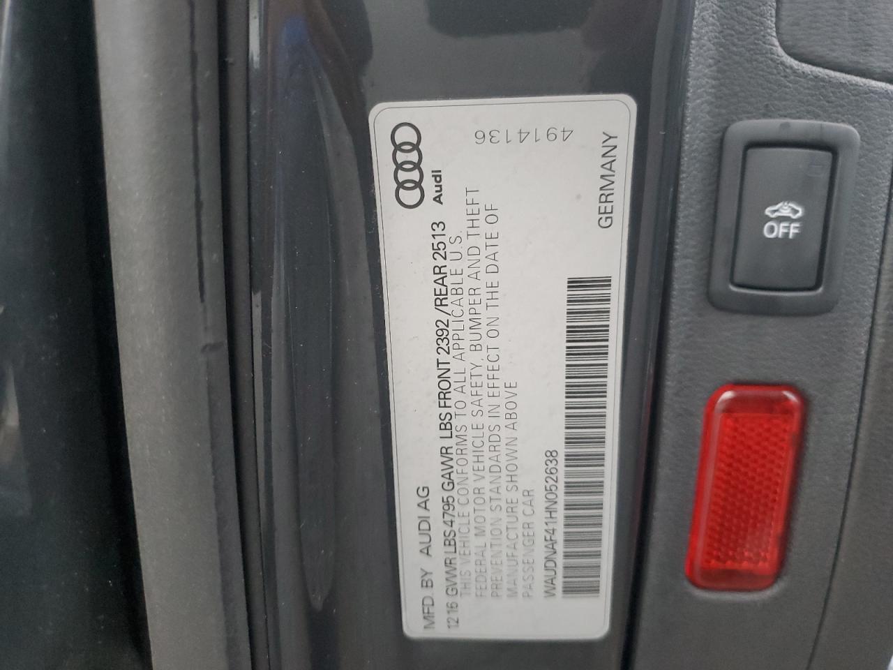 2017 Audi A4 Premium - zdjęcie 12