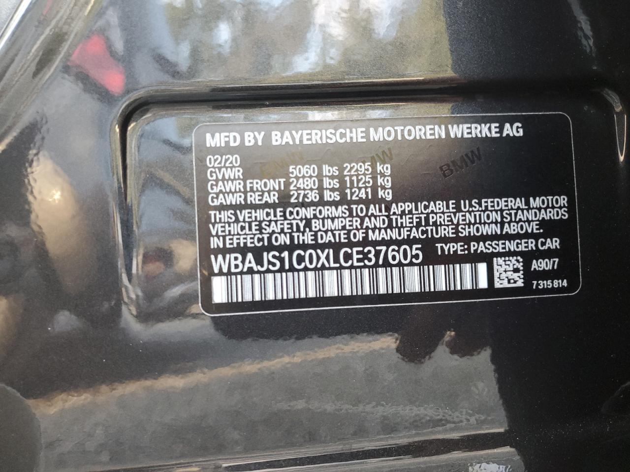 2020 BMW Seria 5 - zdjęcie 12