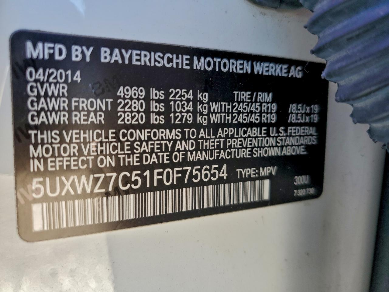 2015 BMW X3 Sdrive28I - zdjęcie 13