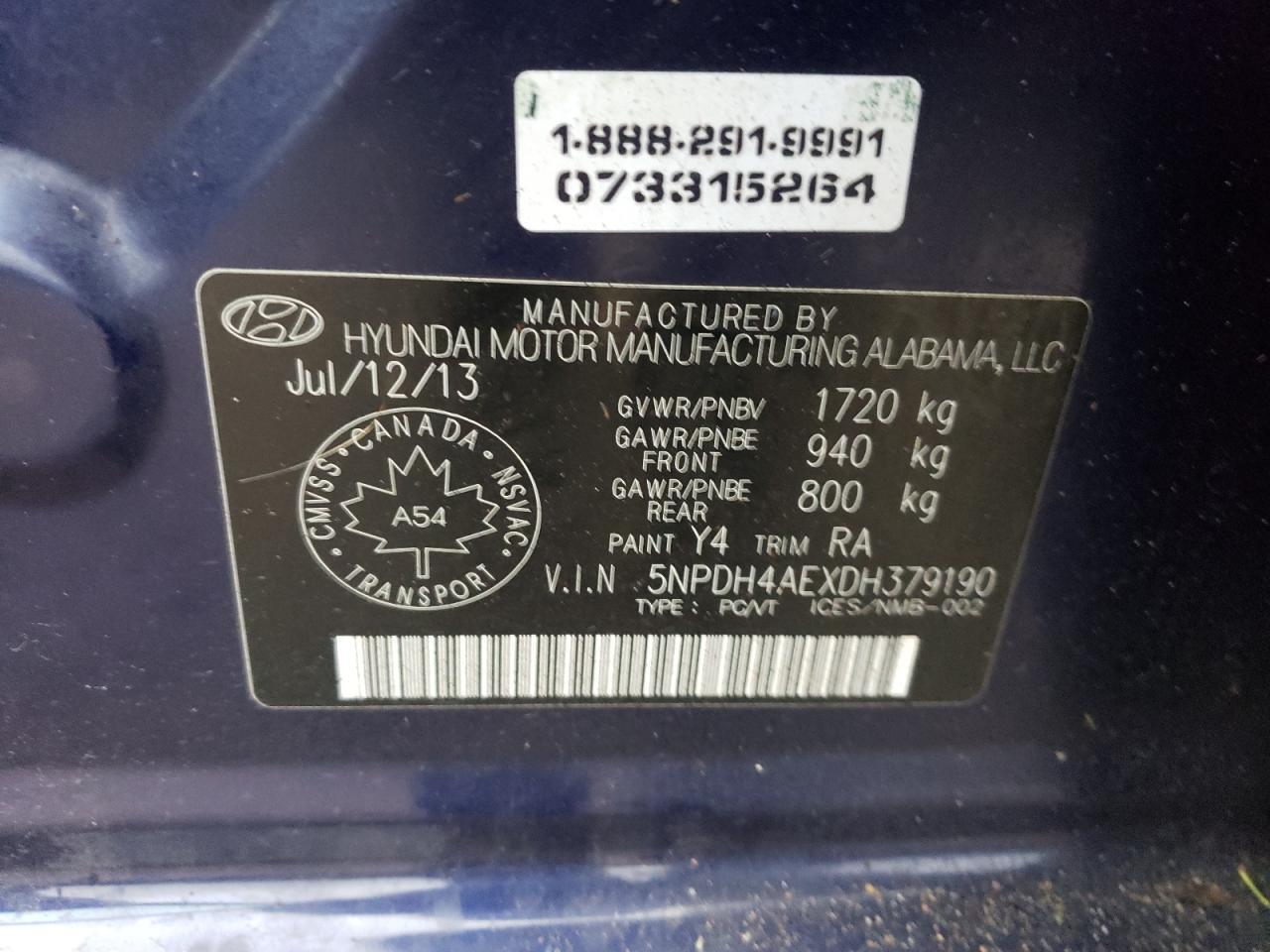 2013 Hyundai Elantra - zdjęcie 13