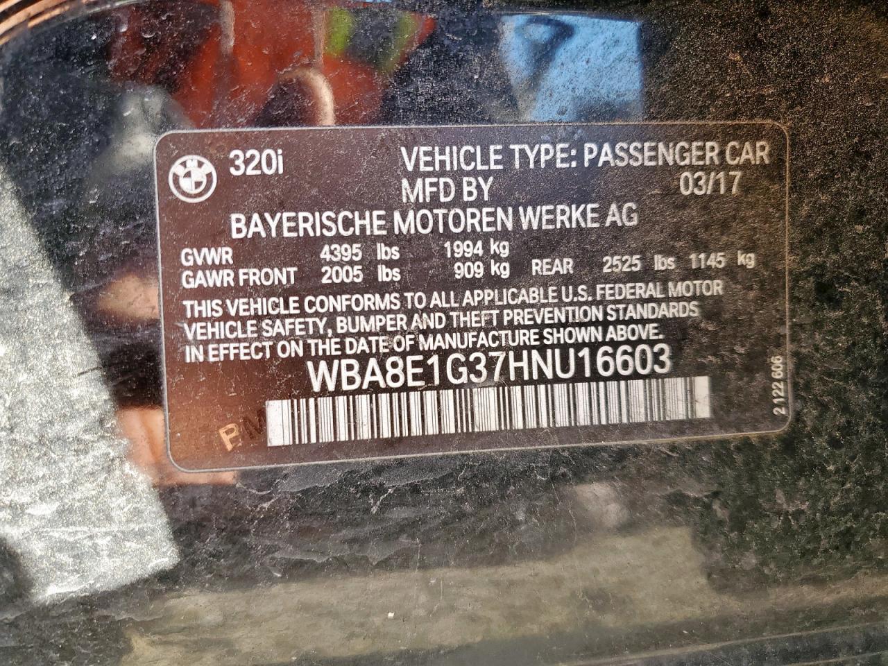 2017 BMW 320 I - zdjęcie 12