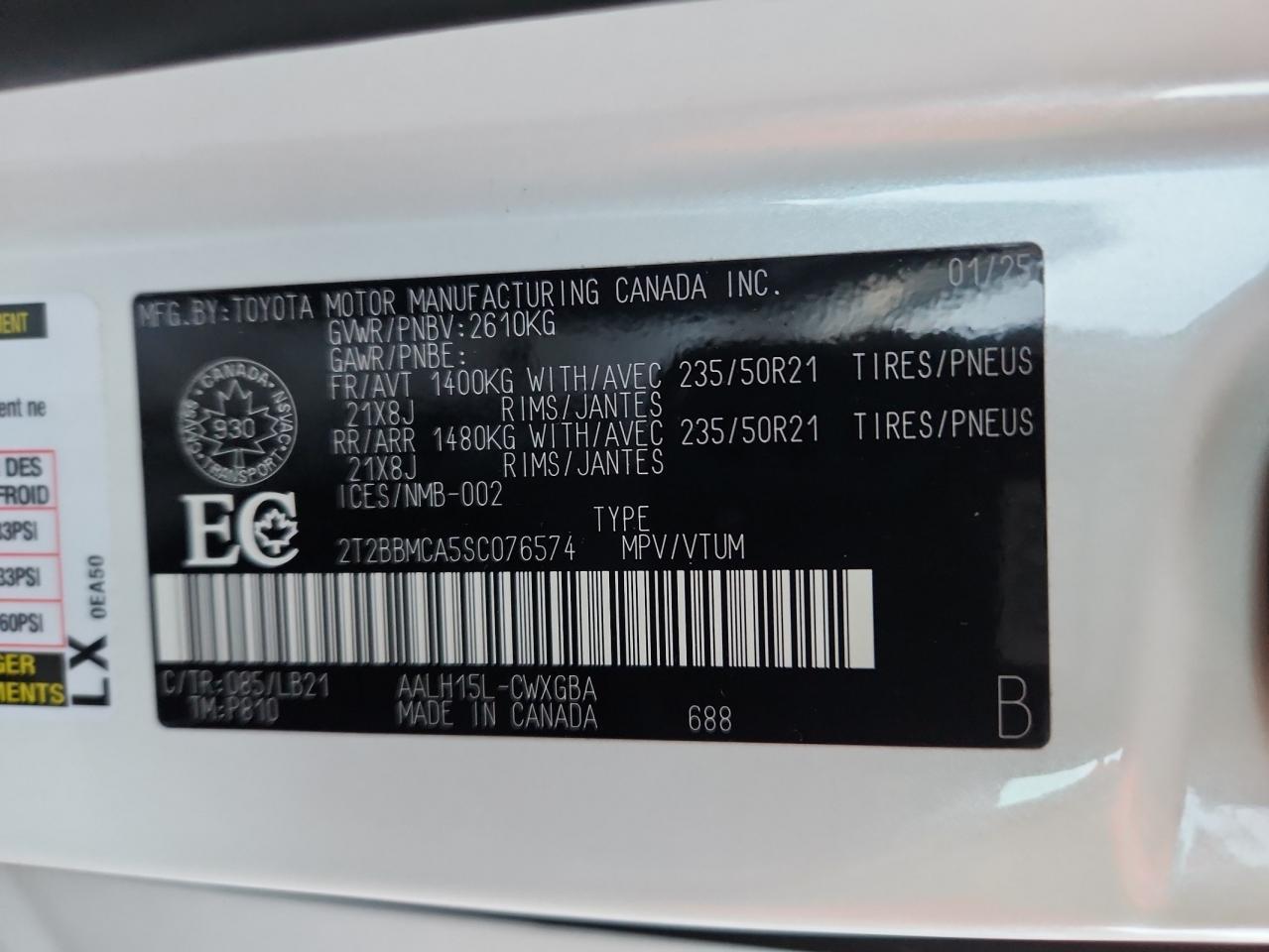 2025 Lexus Rx 350H Base - zdjęcie 14