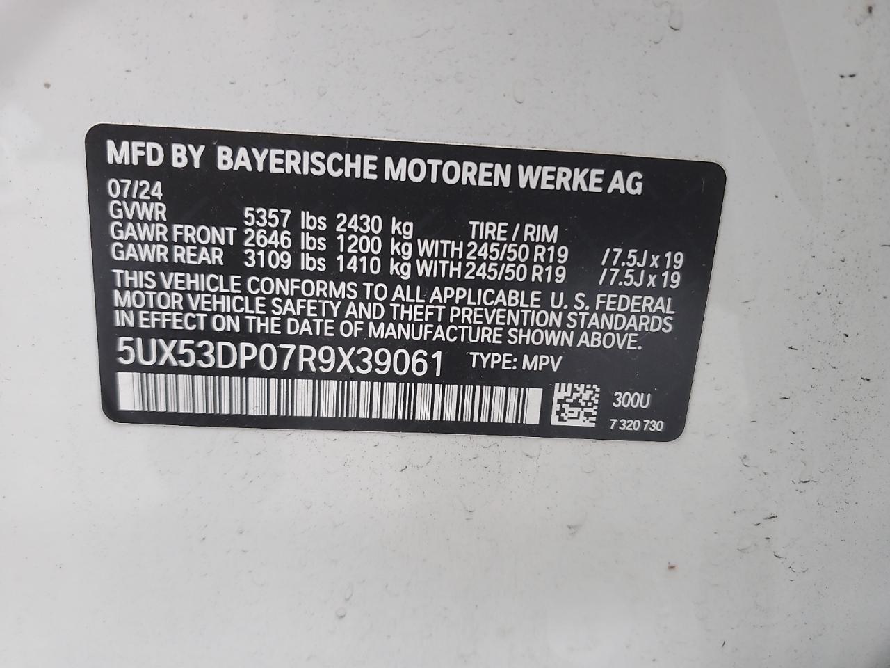 2024 BMW X3 xDrive30I - zdjęcie 13