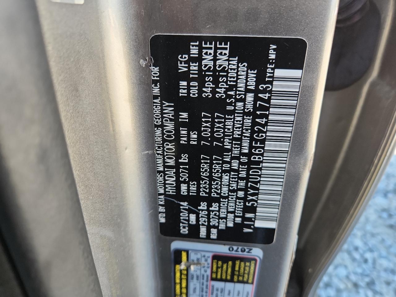 2015 Hyundai Santa Fe - zdjęcie 13