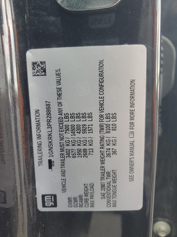2023 Chevrolet Tahoe K1500 Rst - zdjęcie 13