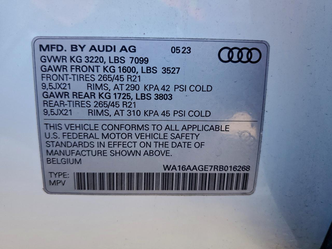 2024 Audi Q8 E-Tron Prestige - zdjęcie 13