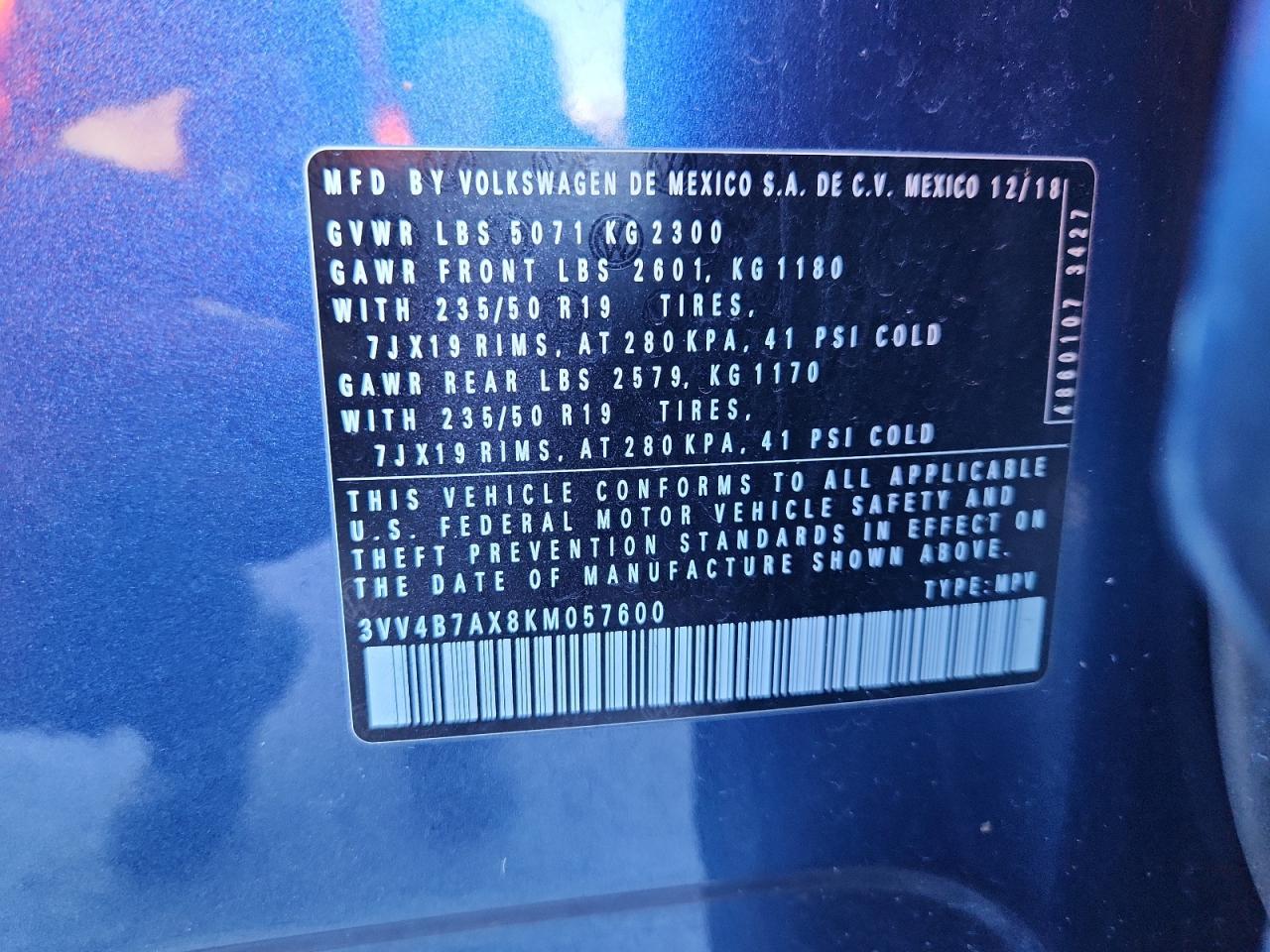 2019 Volkswagen Tiguan - zdjęcie 14