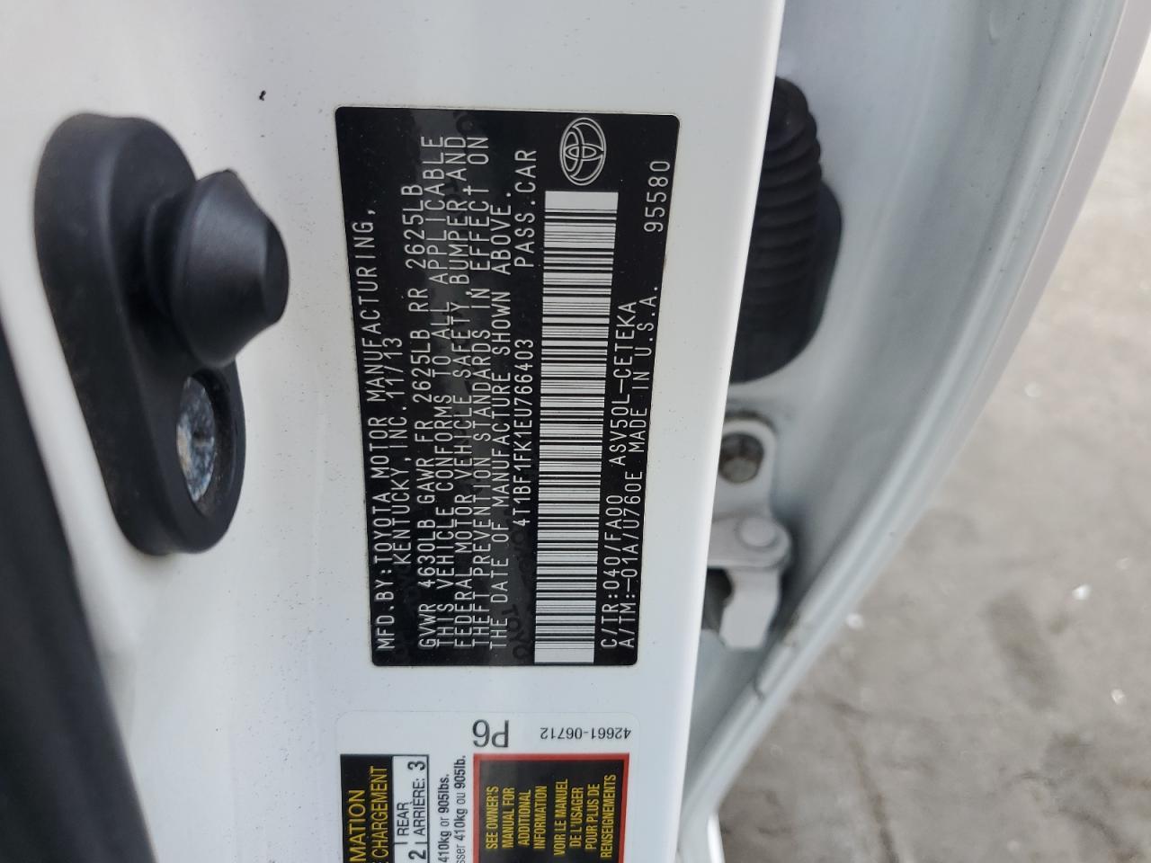 2014 Toyota Camry - zdjęcie 12