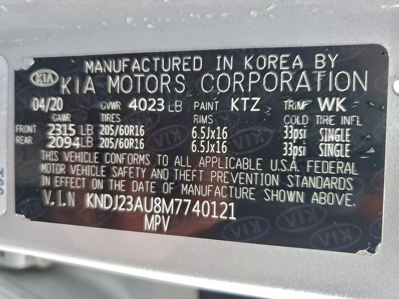 2021 Kia Soul Lx - zdjęcie 12