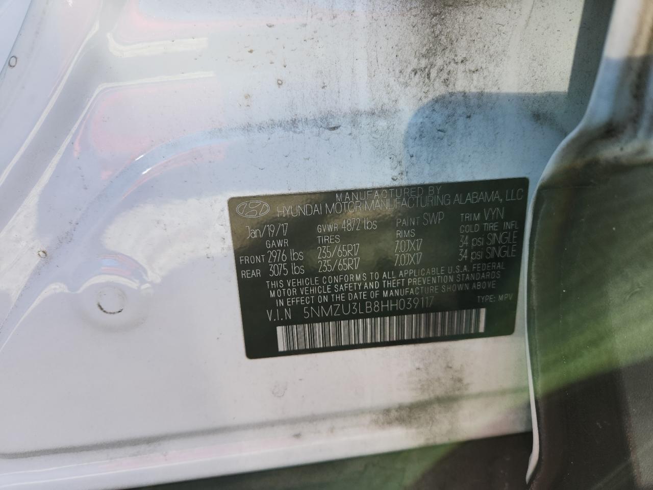 2017 Hyundai Santa Fe - zdjęcie 13