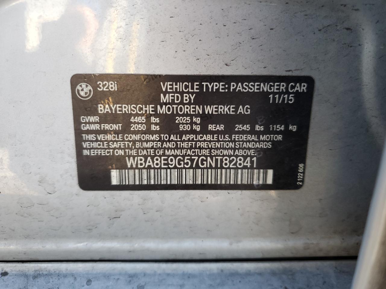 2016 BMW 328 I Sulev - zdjęcie 12