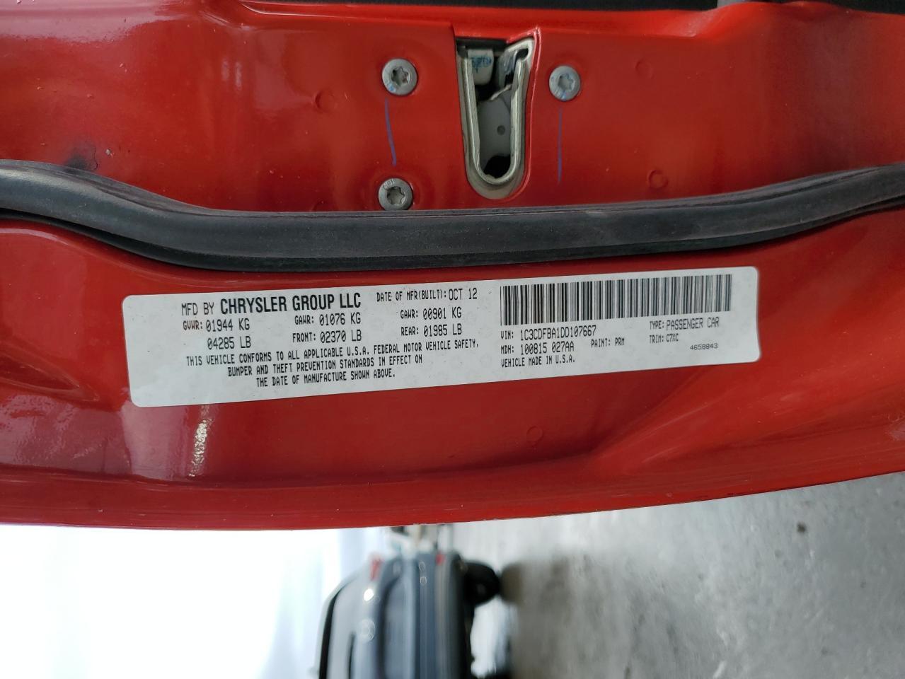 2013 Dodge Dart Sxt - zdjęcie 12