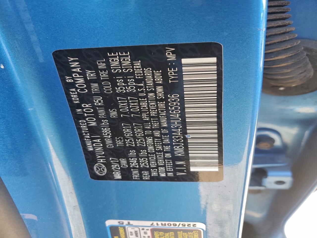 2017 Hyundai Tucson - zdjęcie 12