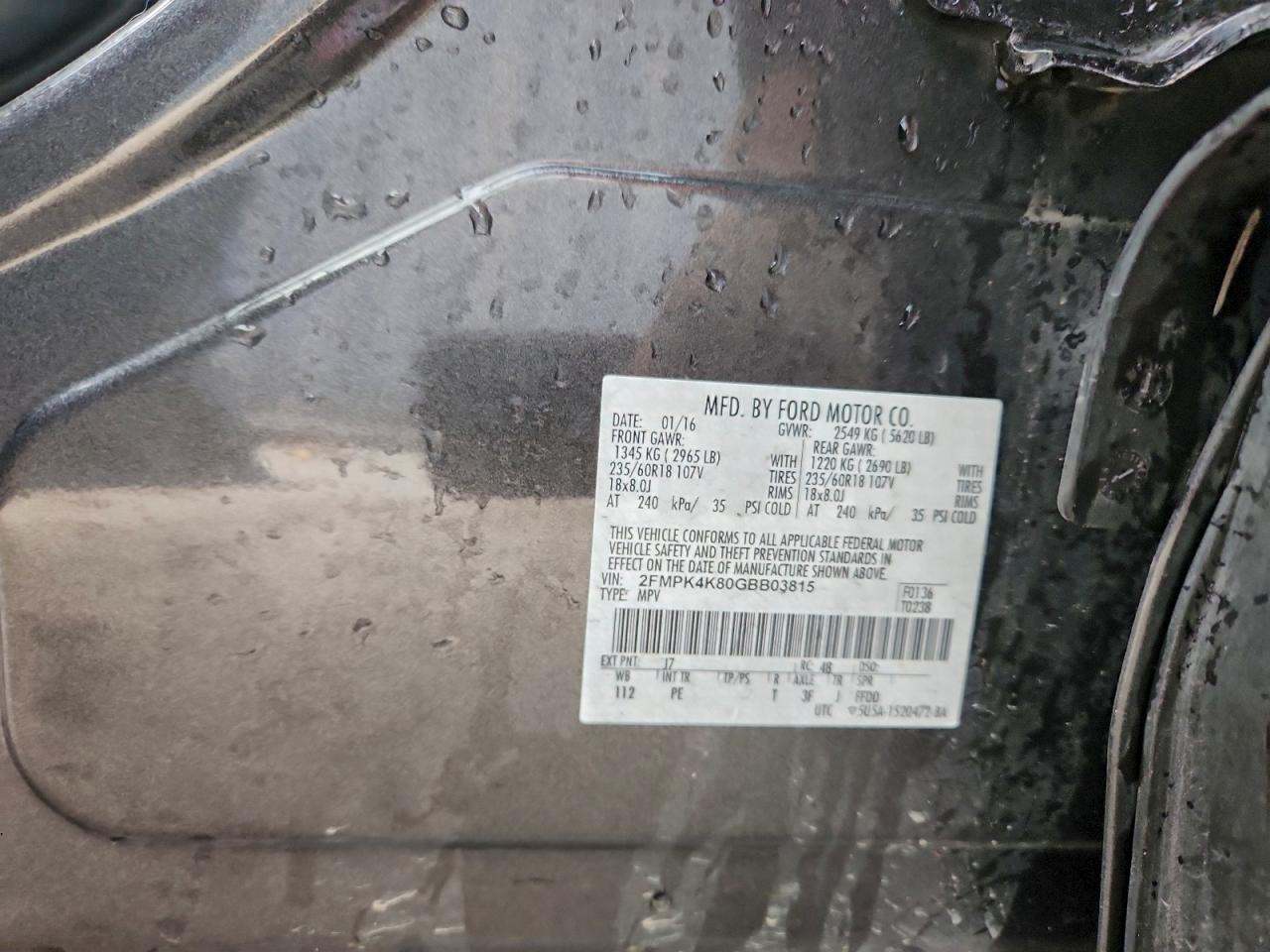 2016 Ford Edge - zdjęcie 13