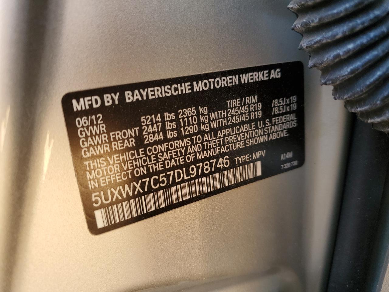 2013 BMW X3 xDrive35I - zdjęcie 13