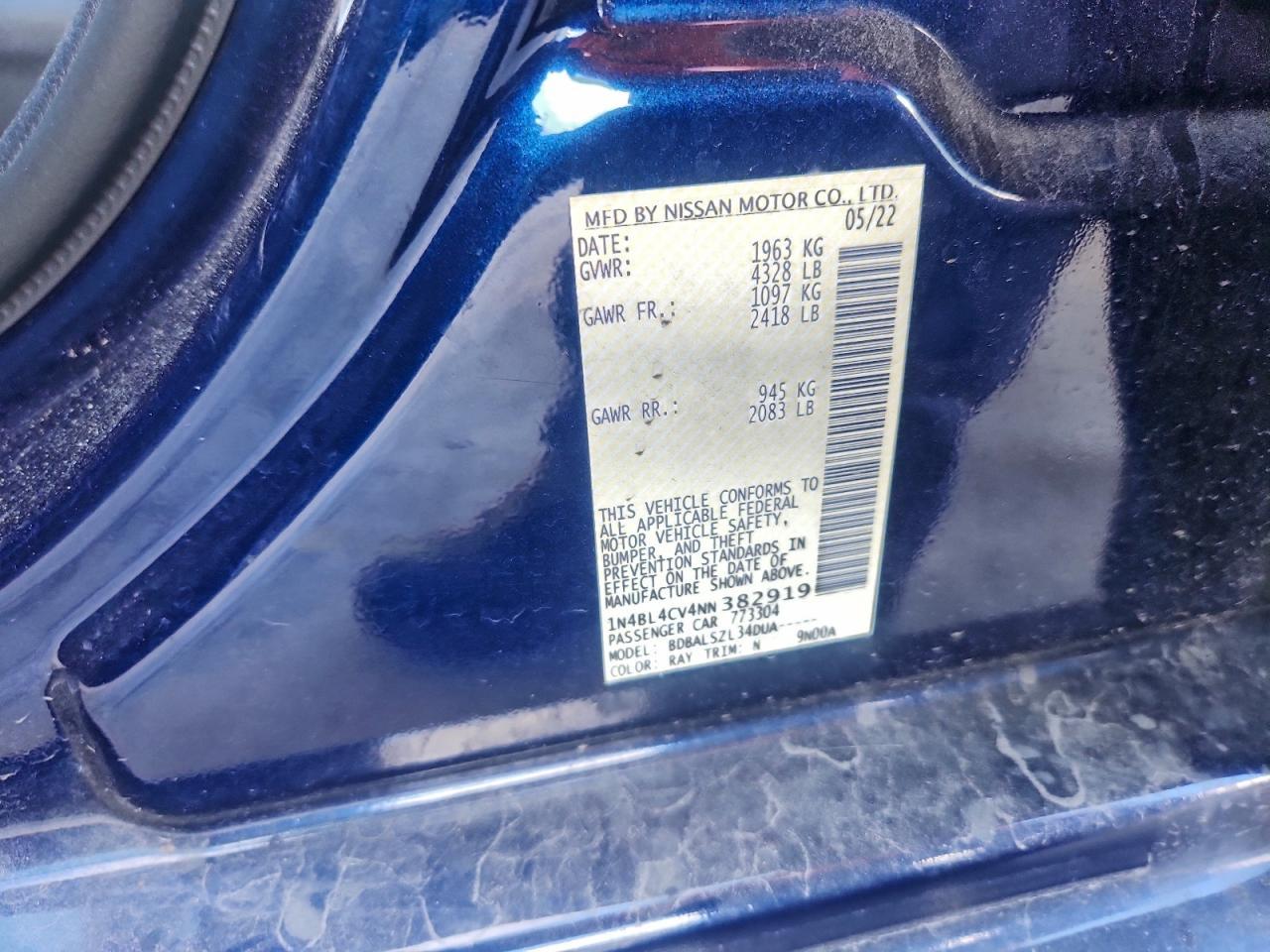 2022 Nissan Altima - zdjęcie 12
