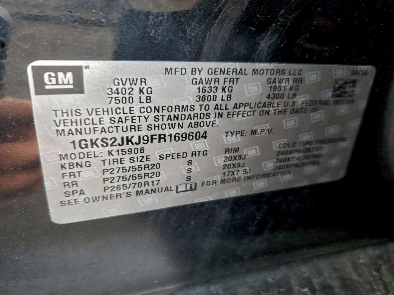 2015 GMC Yukon Xl Denali - zdjęcie 13