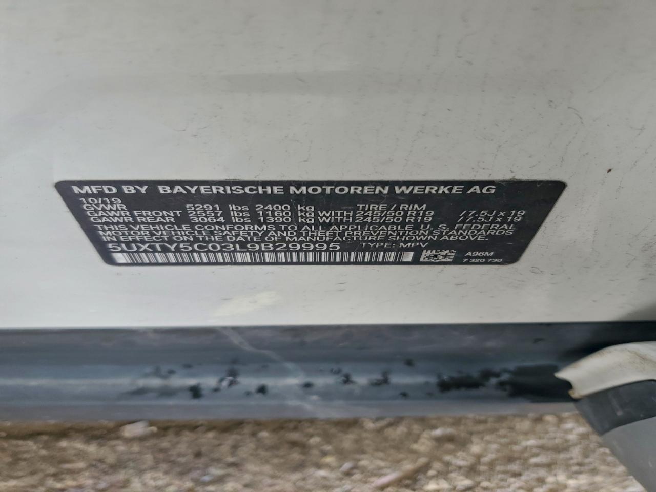 2020 BMW X3 xDrive30I - zdjęcie 14