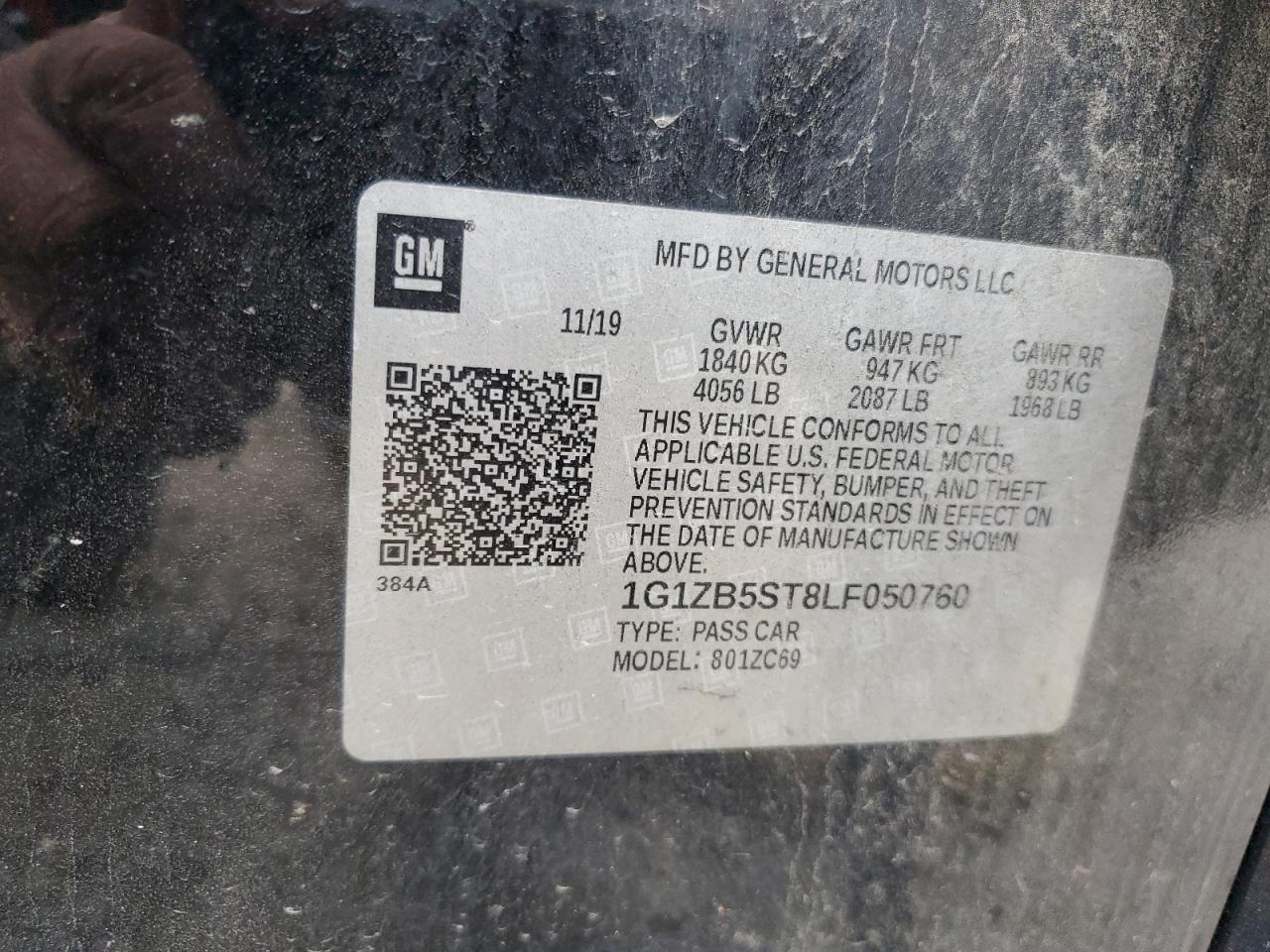 2020 Chevrolet Malibu Ls - zdjęcie 12